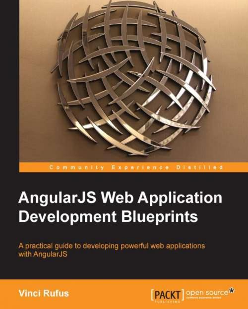 Cover of the book AngularJS Web Application Development Blueprints by Vinci Rufus, Packt Publishing