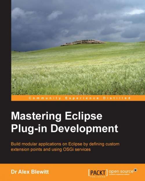 Cover of the book Mastering Eclipse Plug-in Development by Dr Alex Blewitt, Packt Publishing