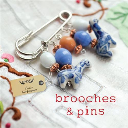 Cover of the book Brooches & Pins by Louise Compagnone, GMC Publications