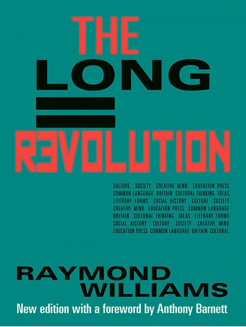 Cover of the book Long Revolution by Raymond Williams, Parthian Books