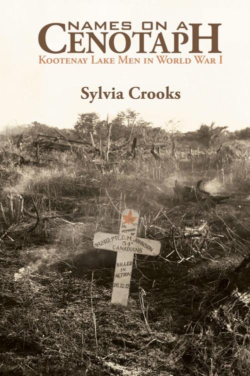 Cover of the book Names on a Cenotaph by Sylvia Crooks, Granville Island Publishing Ltd