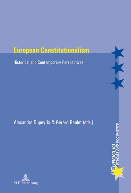 Cover of the book European Constitutionalism by , Peter Lang