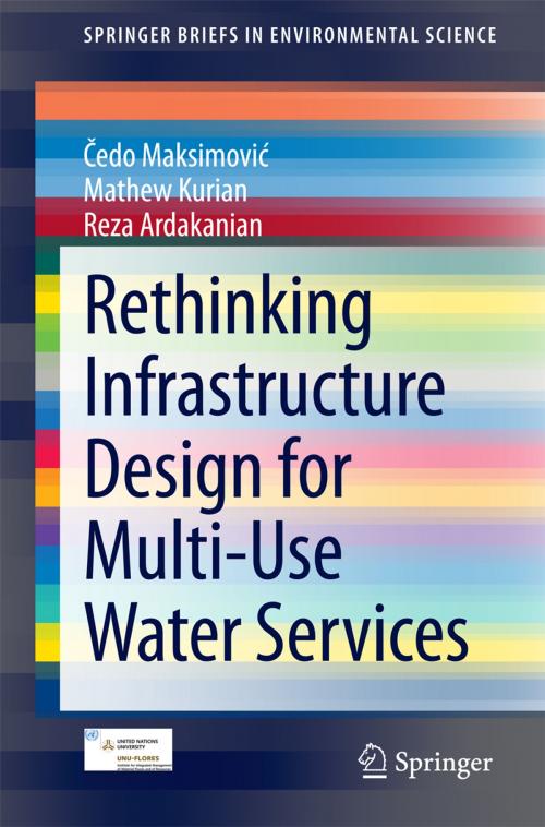 Cover of the book Rethinking Infrastructure Design for Multi-Use Water Services by Čedo Maksimović, Mathew Kurian, Reza Ardakanian, Springer International Publishing