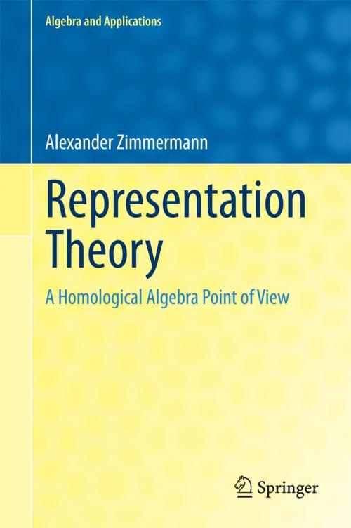Cover of the book Representation Theory by Alexander Zimmermann, Springer International Publishing