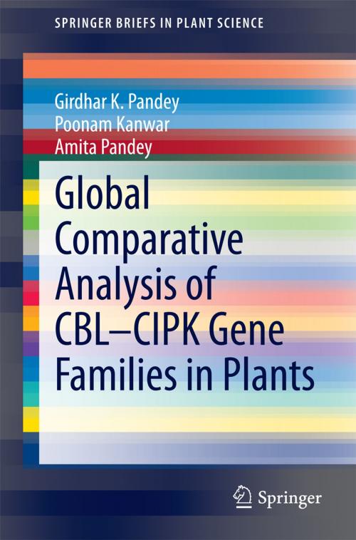 Cover of the book Global Comparative Analysis of CBL-CIPK Gene Families in Plants by Poonam Kanwar, Amita Pandey, Girdhar K. Pandey, Springer International Publishing