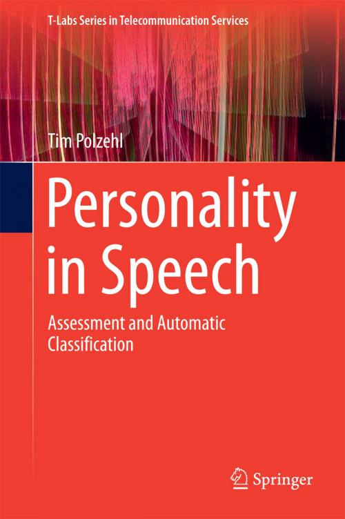 Cover of the book Personality in Speech by Tim Polzehl, Springer International Publishing