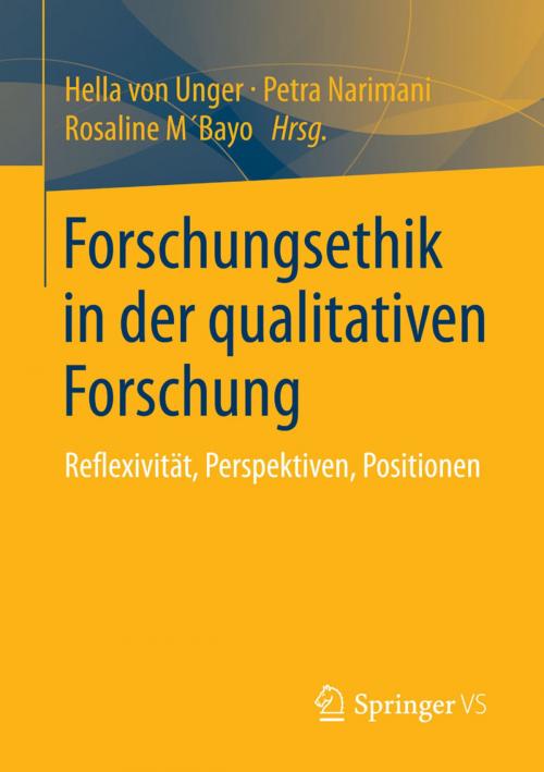 Cover of the book Forschungsethik in der qualitativen Forschung by , Springer Fachmedien Wiesbaden