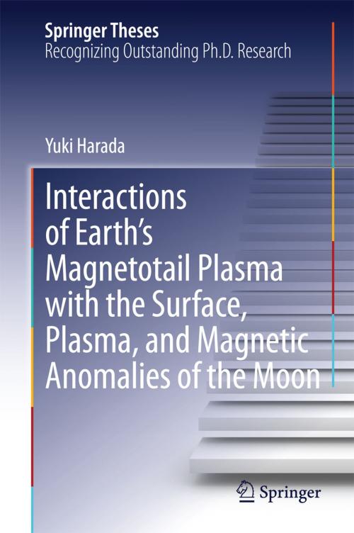 Cover of the book Interactions of Earth’s Magnetotail Plasma with the Surface, Plasma, and Magnetic Anomalies of the Moon by Yuki Harada, Springer Japan