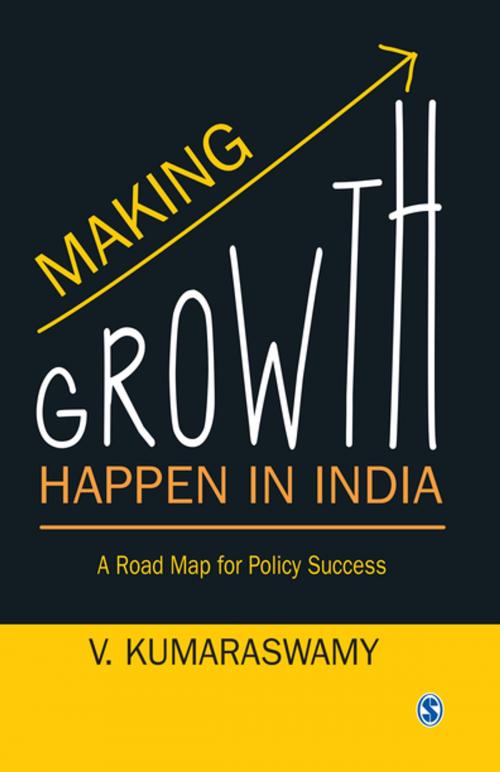Cover of the book Making Growth Happen in India by V Kumaraswamy, SAGE Publications