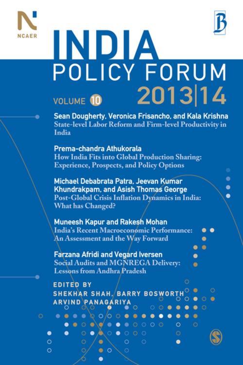 Cover of the book India Policy Forum 2013-14 by , SAGE Publications