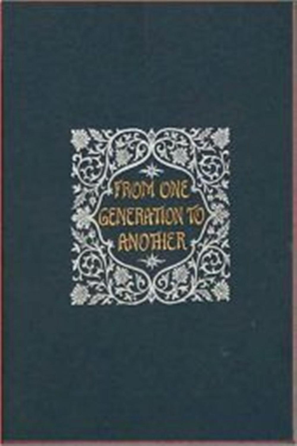 Big bigCover of From One Generation to Another