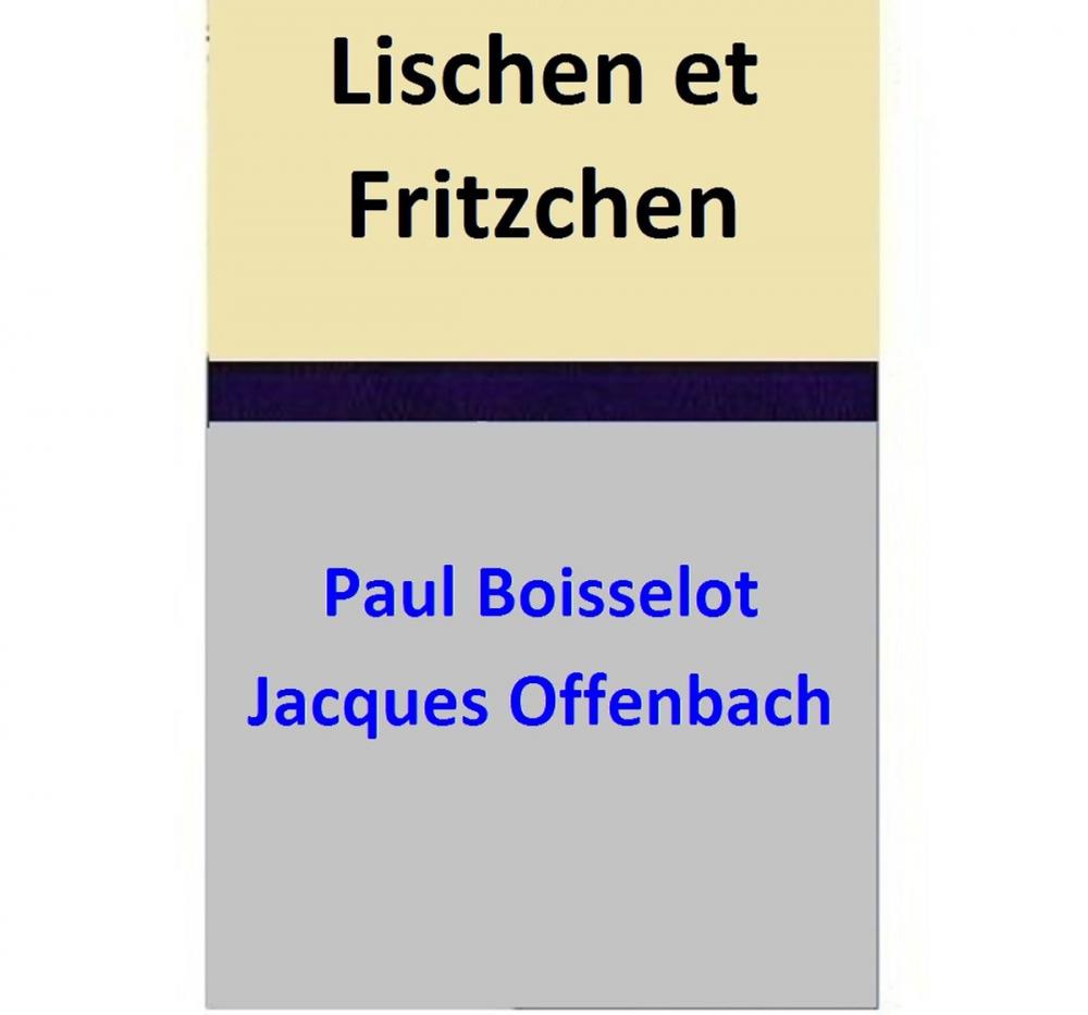 Big bigCover of Lischen et Fritzchen