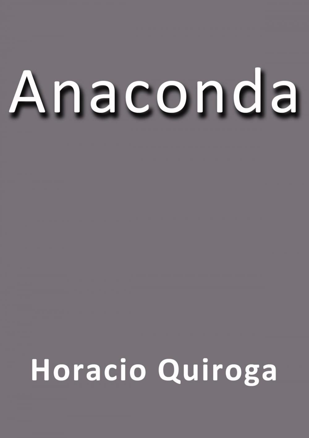 Big bigCover of Anaconda