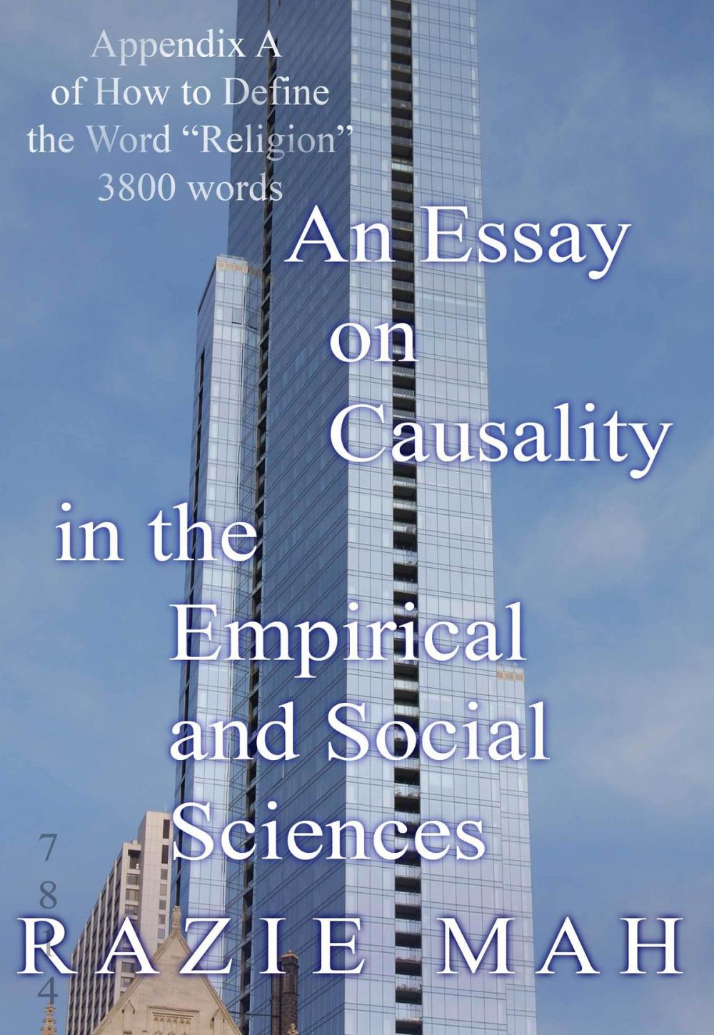Big bigCover of An Essay on Causality in the Empirical and Social Sciences