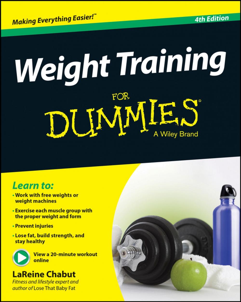 Big bigCover of Weight Training For Dummies