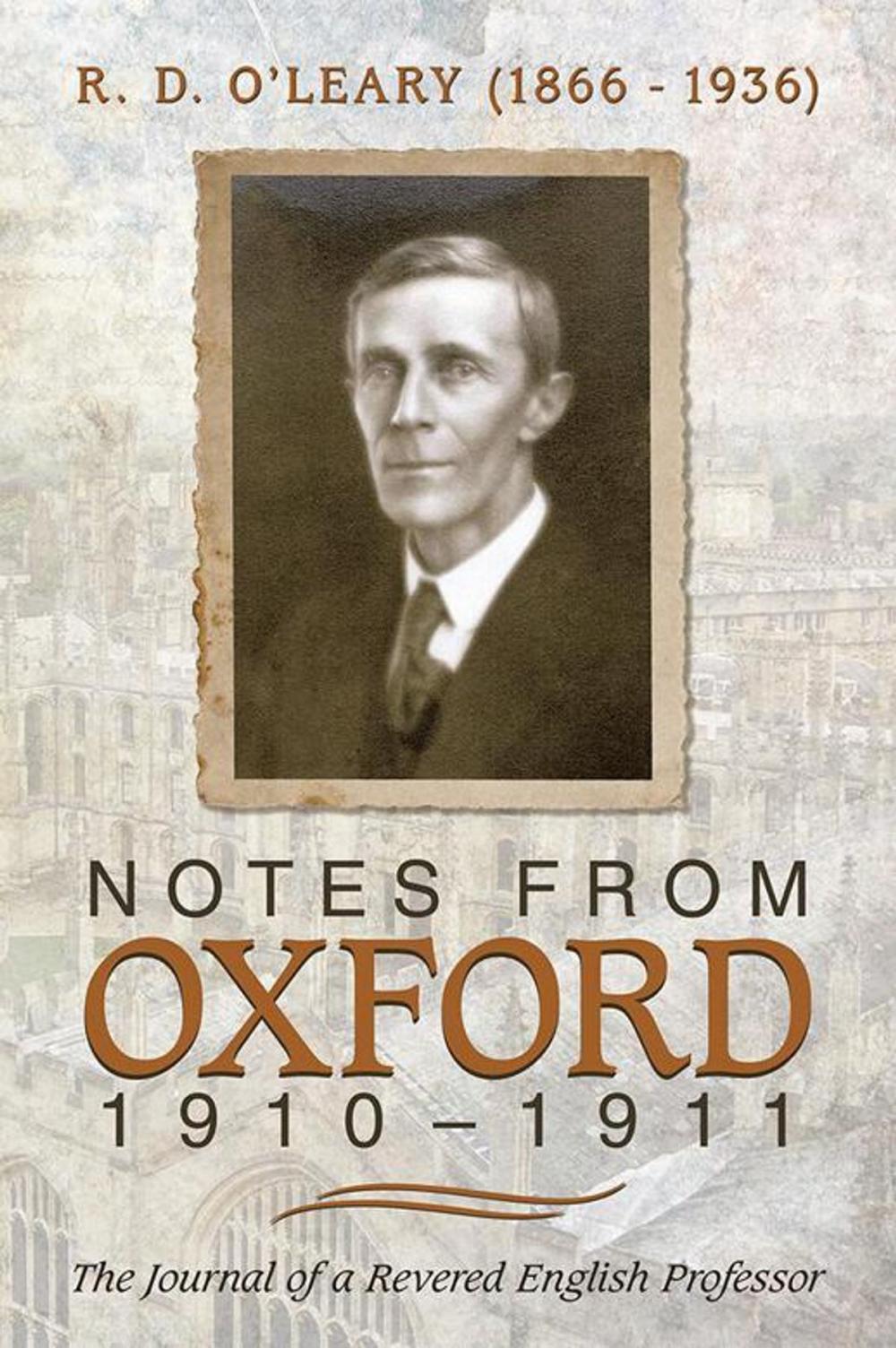 Big bigCover of Notes from Oxford, 1910–1911