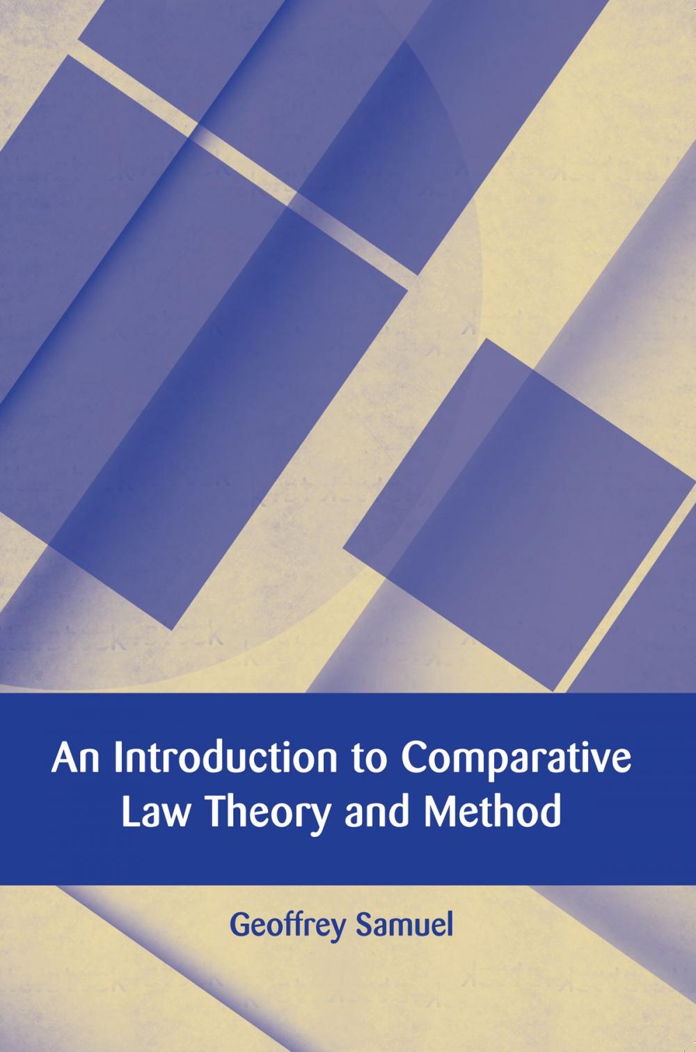Big bigCover of An Introduction to Comparative Law Theory and Method