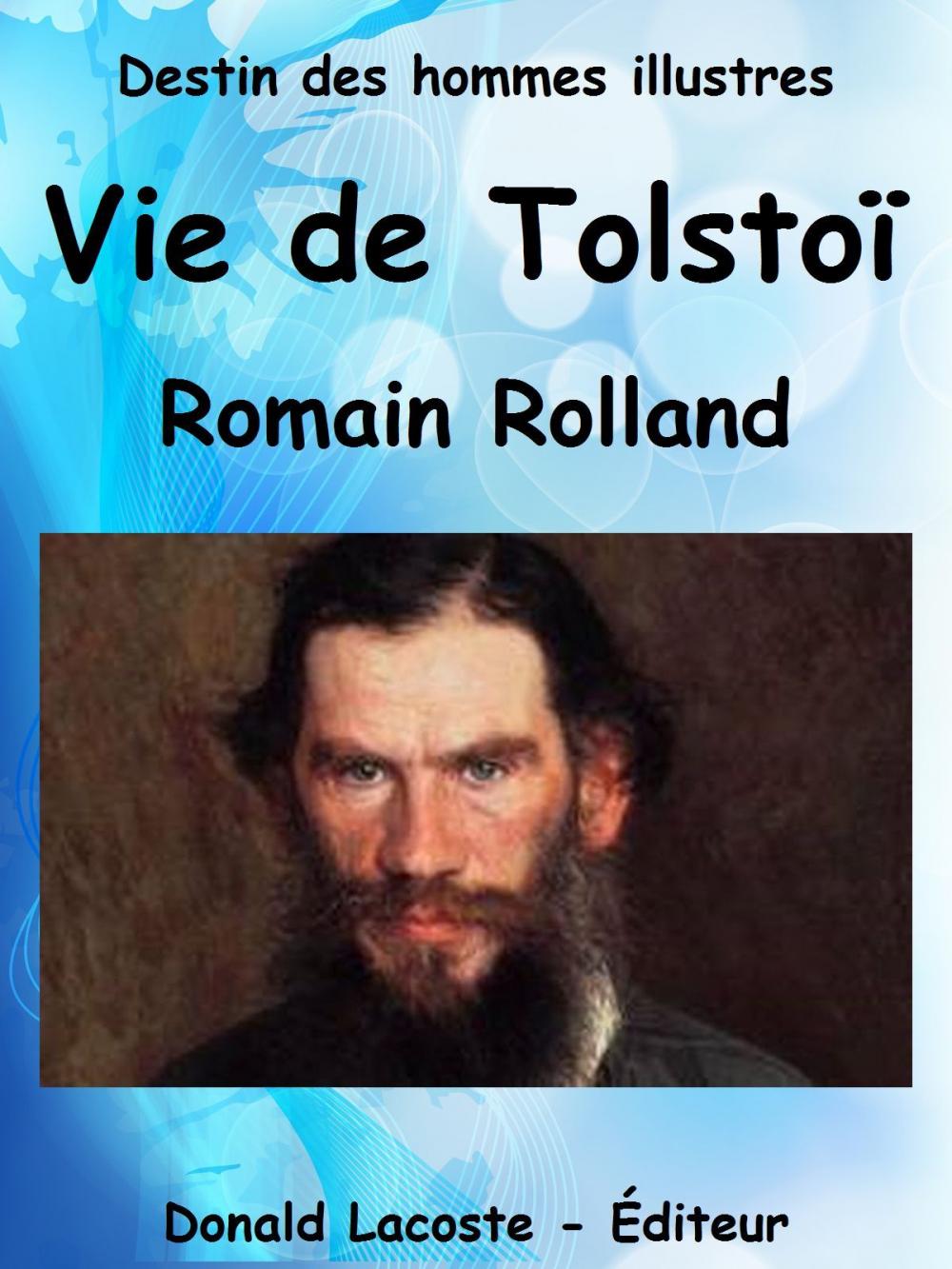 Big bigCover of Vie de Tolstoï