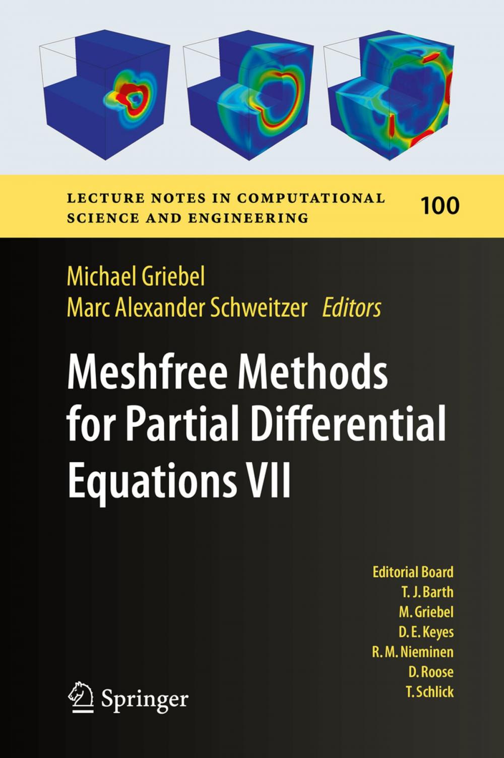 Big bigCover of Meshfree Methods for Partial Differential Equations VII