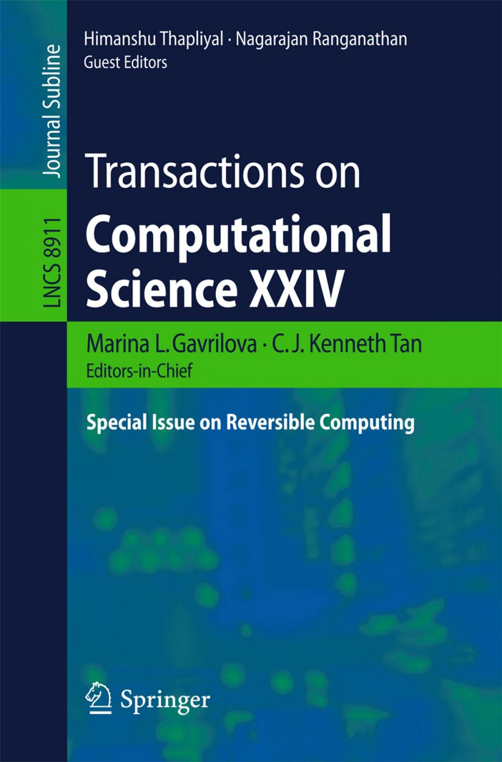 Big bigCover of Transactions on Computational Science XXIV