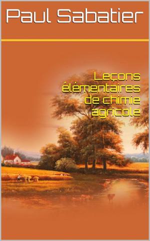 Cover of the book Leçons élémentaires de chimie agricole by Paulin Étienne d’Anglas de Praviel