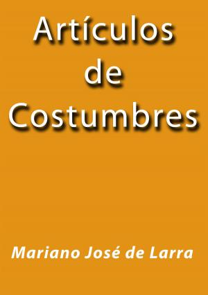 Cover of the book Artículos de costumbres by Julio Verne