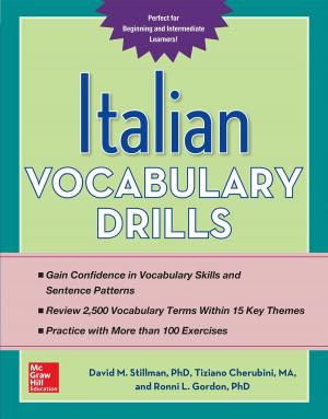 Cover of the book Italian Vocabulary Drills by Robert Wolcott, Michael J. Lippitz