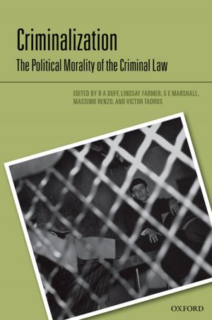 Cover of the book Criminalization by Edward Rees QC, Richard Fisher QC, Richard Thomas