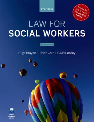 Cover of the book Law for Social Workers by David Lemmings