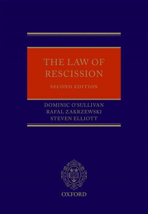 Cover of the book The Law of Rescission by James Essinger