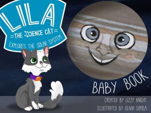 Book cover of Lila the Science Cat Explores the Solar System