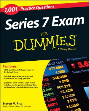 Cover of the book 1,001 Series 7 Exam Practice Questions For Dummies by A. Alfieri