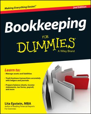 Cover of the book Bookkeeping For Dummies by J. David Logan