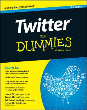 Cover of the book Twitter For Dummies by Rafael Sacks, Chuck Eastman, Ghang Lee, Paul Teicholz