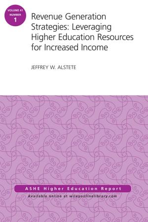 Book cover of Revenue Generation Strategies: Leveraging Higher Education Resources for Increased Income
