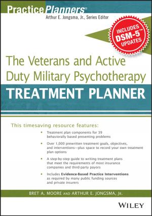 Book cover of The Veterans and Active Duty Military Psychotherapy Treatment Planner, with DSM-5 Updates