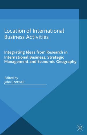 Cover of the book Location of International Business Activities by Timothy Cadman