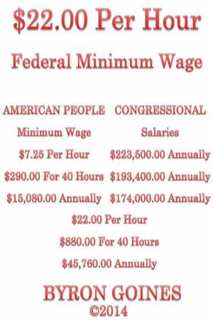 Book cover of $22.00 Per Hour Federal Minimum Wage