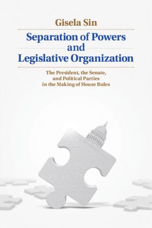 Cover of the book Separation of Powers and Legislative Organization by Piet Groeneboom, Geurt Jongbloed