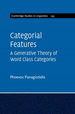 Cover of the book Categorial Features by Kim Yi Dionne