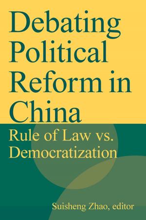 Book cover of Debating Political Reform in China: Rule of Law vs. Democratization