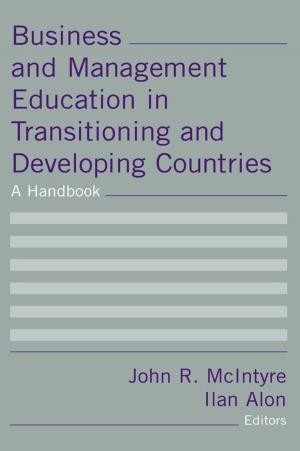 Cover of the book Business and Management Education in Transitioning and Developing Countries: A Handbook by 