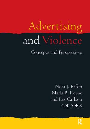Cover of the book Advertising and Violence by Raul E. Fernandez, Gilbert G. Gonzalez