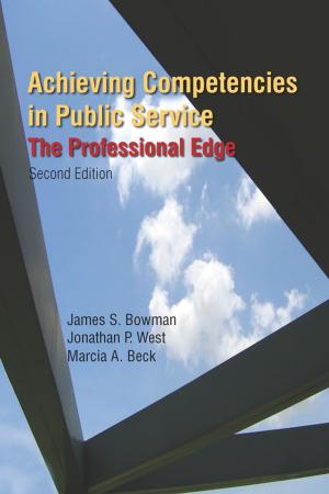 Book cover of Achieving Competencies in Public Service: The Professional Edge