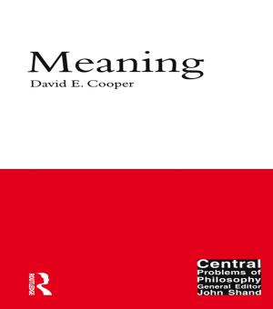 Cover of the book Meaning by Hans Blokland