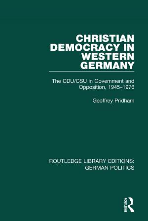 bigCover of the book Christian Democracy in Western Germany (RLE: German Politics) by 
