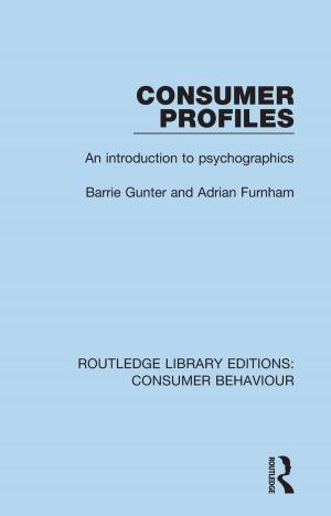 Cover of the book Consumer Profiles (RLE Consumer Behaviour) by Emanuela Lombardo, Petra Meier