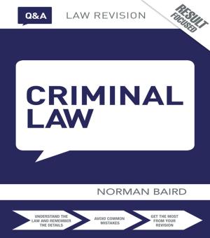 Cover of Q&amp;A Criminal Law