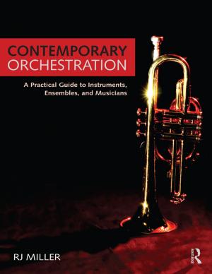 Cover of the book Contemporary Orchestration by David Rosenfeld