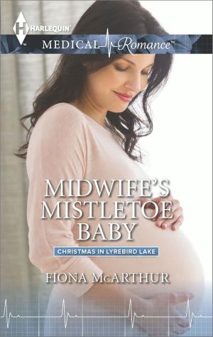 Book cover of Midwife's Mistletoe Baby